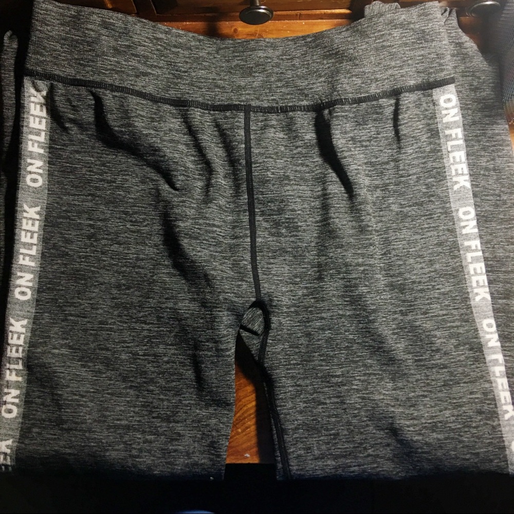 Athletic “On Fleek” Exercise Gray Leggings